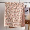 Floral Print Winter Shawl Versatile Thermal Scarf Cozy Ethnic Style Cloak  Winter Wear Accessory