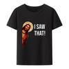 UnisexS Gothic Graphic TShirt  Not Today Jesus with Distressed Red Print Casual Tee for Outdoor Family Wear Gothi 2026 Summer