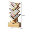 Modern Book Shelf Floor Standing BookShelf with Drawer Book Storage 8-Tier Wooden Tree Bookshelf Tree Bookcase Living Room Decor