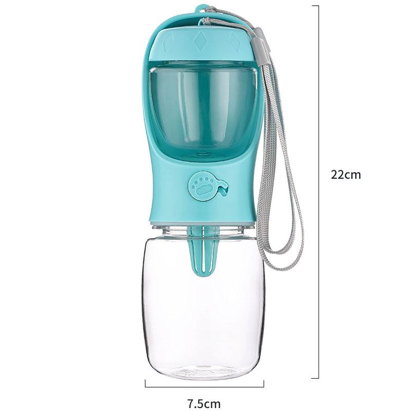 Портативная бутылка для воды для собак и кошек с контейнером для хранения еды и воды для щенков, миска для кормления домашних животных, поилка для домашних животных для путешествий на открытом воздухе