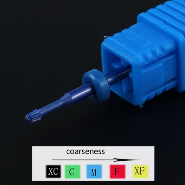 1pc Ceramic Nail Drill Bit Small Ball Milling Cutter Bits For Manicure Pedicure Pointed Apparatus Files Gel Polish Remove Tools