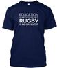 Футболка Rugby is Importanter Сделано в США Размер от S до 5XL Унисекс Футболка