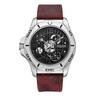 [JULIUS] Круглые мужские кожаные часы JULIUS JAH-145
