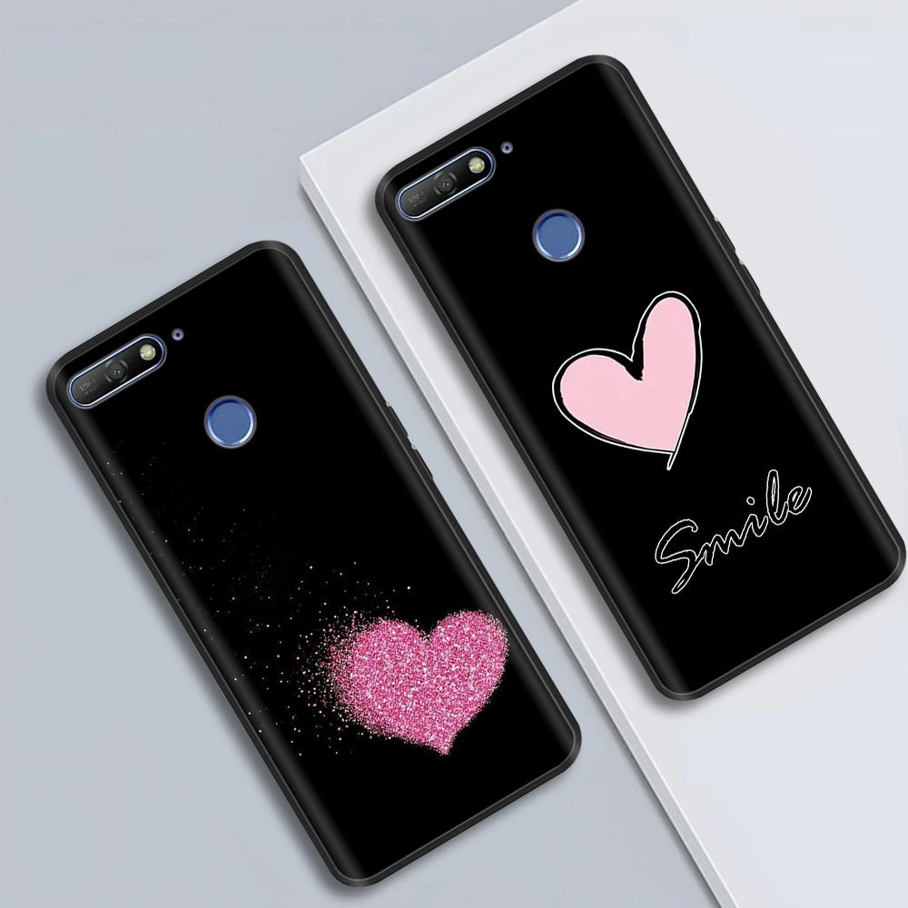 Cute Candy Painted Cover For Huawei Honor 7A Pro Case Soft Silicone Back Cover For Honor 7C Cases Honor7A Pro 5.7" Cases Bumper