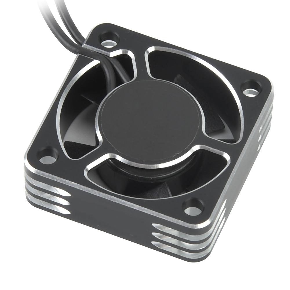 Metal 504 Motor ESC Cooling Fan Heat Sink RC Car Accessory Upgrade Parts (Orange Black)