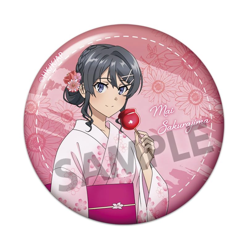 Rascal Does Not Dream of Bunny Girl Senpai Series Original Trading Mai Summer Vacation Badges Per Badges Sakurajima's Ver. (10 Box)