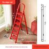 Multi-Functional Folding Indoor A-Frame Step Ladder with Handrail, Thickened Step Stool, Telescopic Design