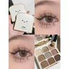 Genuine Goods Novo Nine Colors Eye Shadow Plate Milk Tea Earth Color Ins Super Popular Affordable Student Niche Style Brand Shimmer Matte