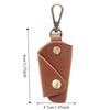 Luxury Mini Key Bag Genuine Leather Pocket Keychain Case Creative Men Car Key Pouch  Car Accessory