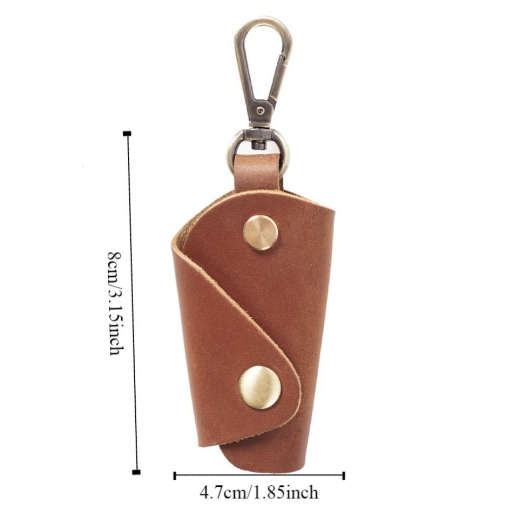Luxury Mini Key Bag Genuine Leather Pocket Keychain Case Creative Men Car Key Pouch Car Accessory