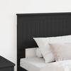 Headboard in Black Oak Look Made of Wood Based Material