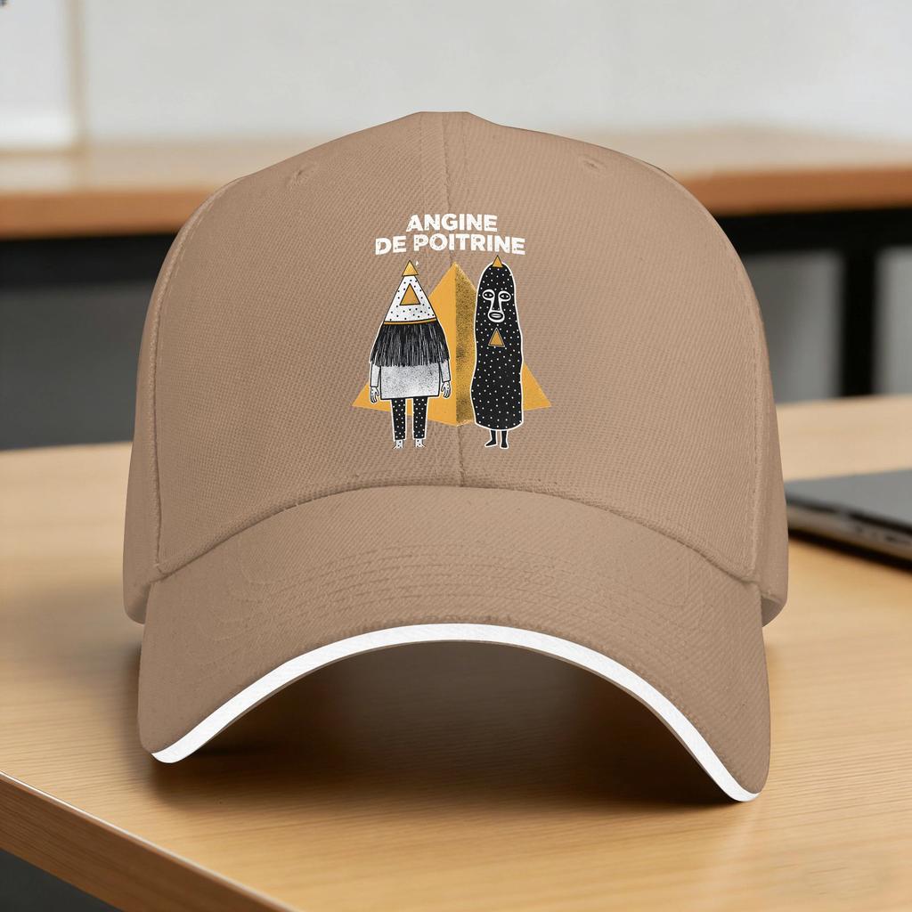 Angine de Poitrine Baseball Cap Kpop Rock Wholesale Trucker Hat Unisex Women Classic Custom Logo Snapback Cap