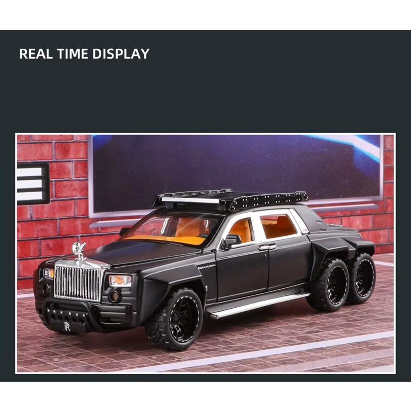 1/32 масштаб Rolls-Royce Phantom 6*6 сплав пикап модель автомобиля литые металлические внедорожники имитация модели автомобиля звук свет детские подарки