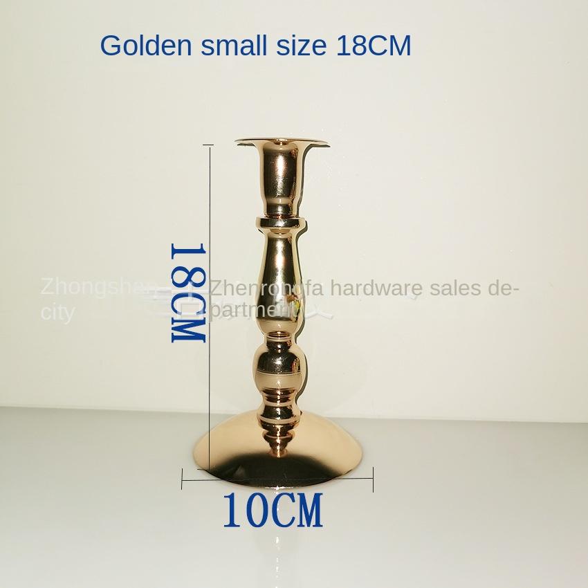 Высокотемпературный подсвечник из кованого железа с черной краской, романтический светильник при свечах, ужин, свеча, чашка, реквизит, ретро подсвечник с одной головкой