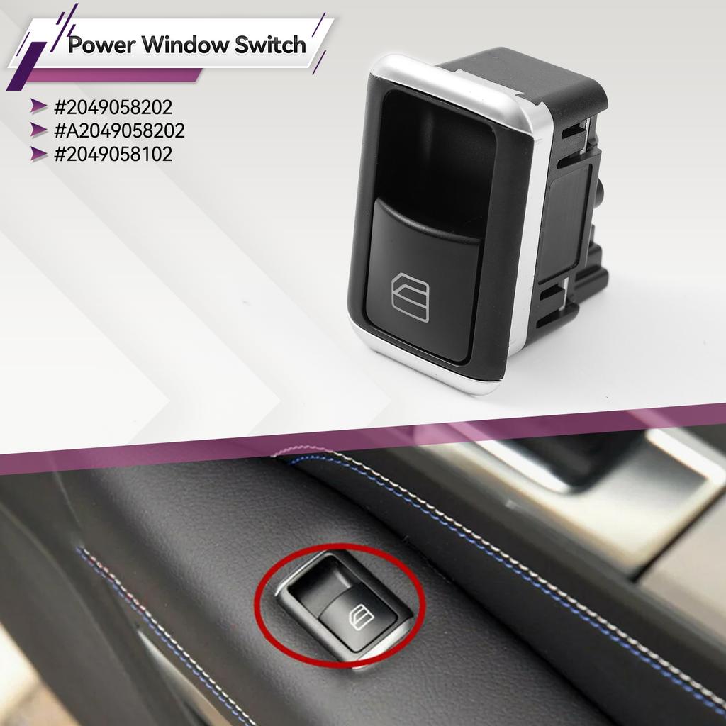 Переключатель подъема главного окна со стороны пассажира с электроприводом для Mercedes Benz W204 W212 CE GLK Class 2049058202 A2049058202