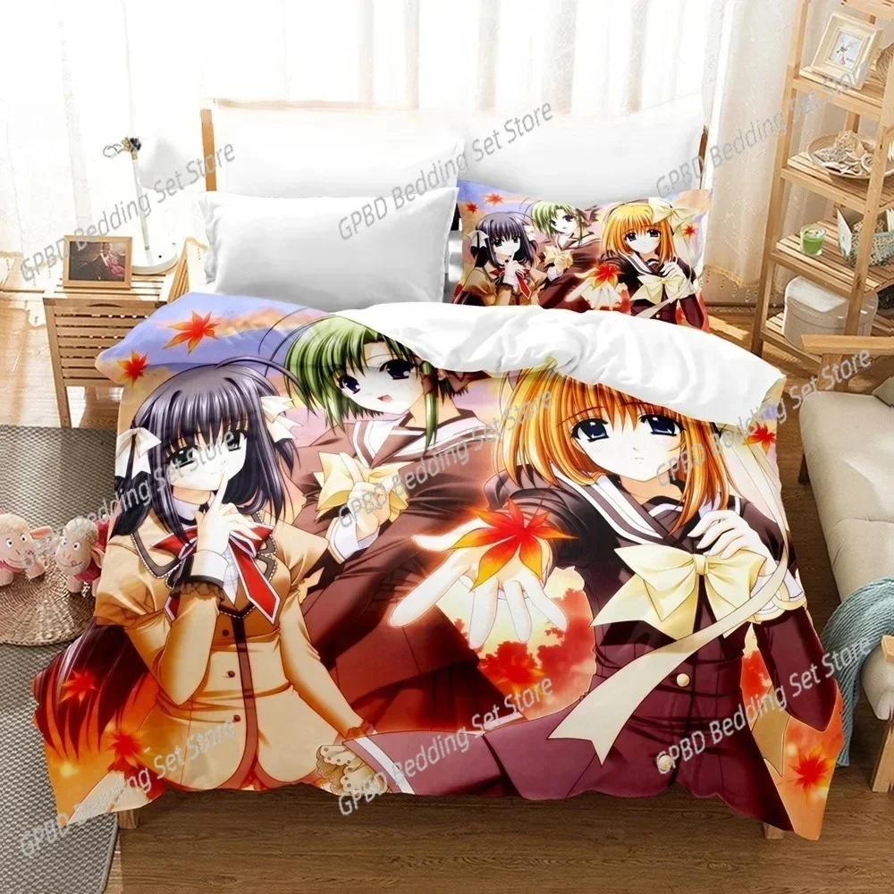 Luxury New 3D Print Kawaii Girls Yae Sakura (Shuffle!) Bedding Set Cartoon Anime Adult Kid Bedroom Duvetcover Sets