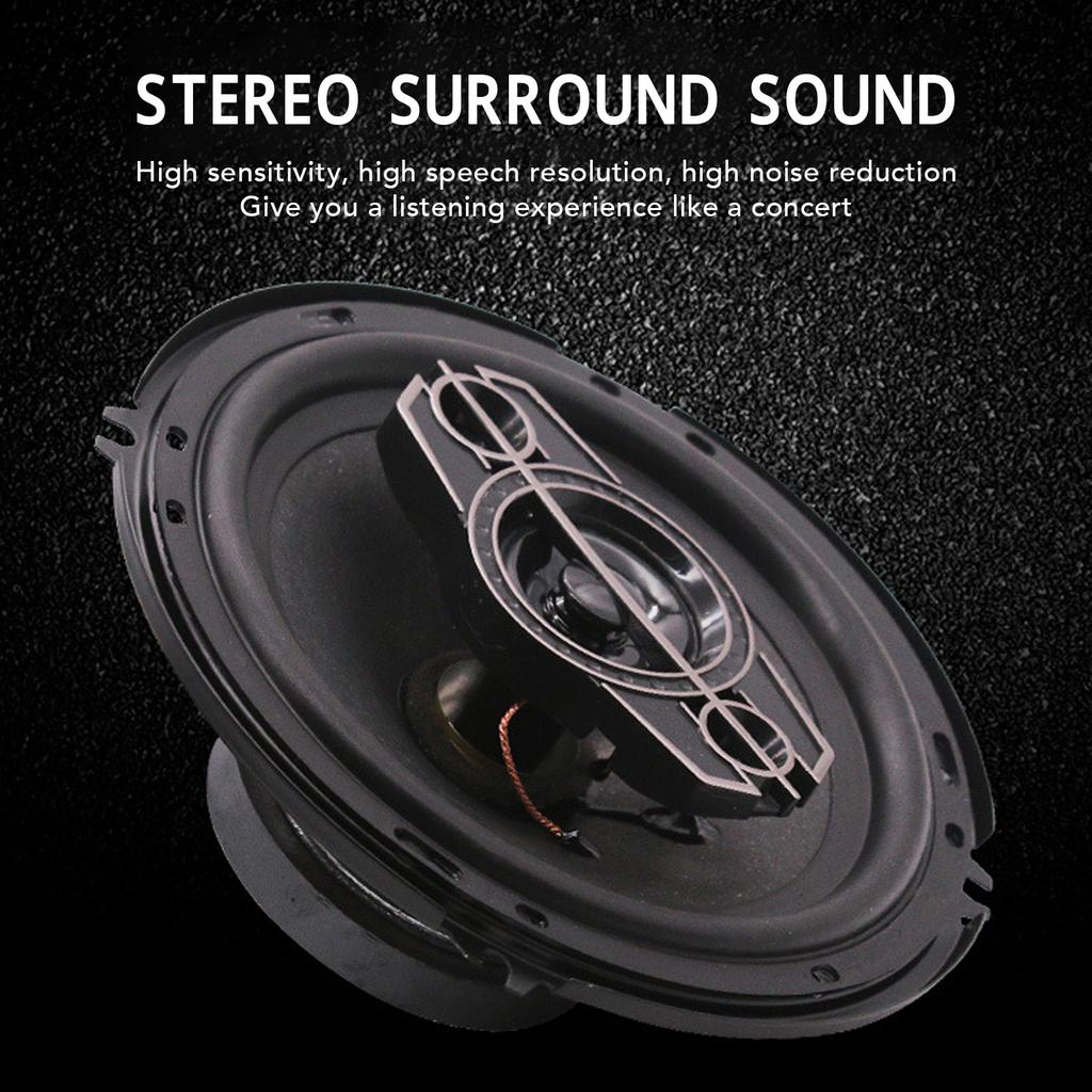 1 пара автомобильных динамиков, 6 дюймов, коаксиальные динамики, 350 Вт, автомобильный модифицированный динамик, черный внедорожник, обновленная замена динамика