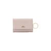 Afternoon Tea Living Key Case HQ43, Genuine Leather Key Case with Flower Charm / Afternoon Tea PREMIUM, Light Gray