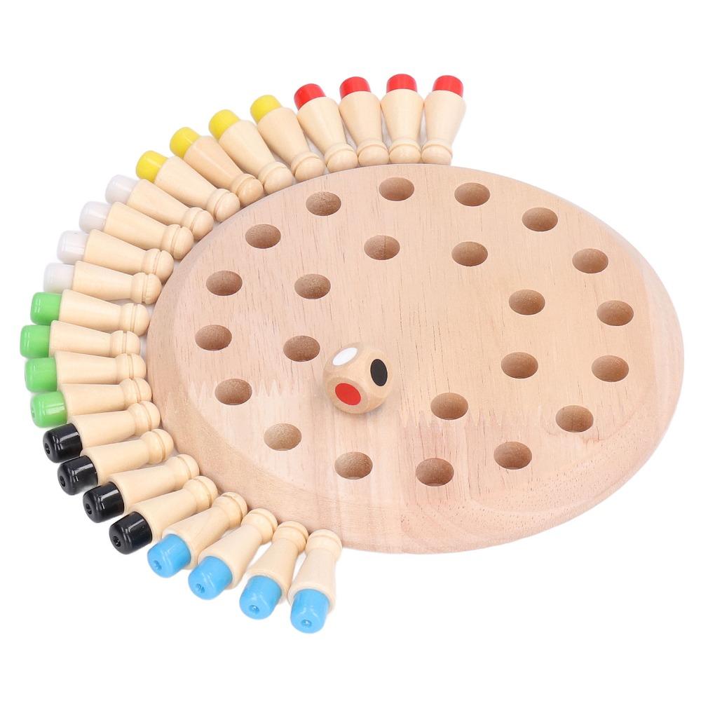 Memory Training Wooden Board Game Matchstick Design Block Board Game Parent-Child Game
