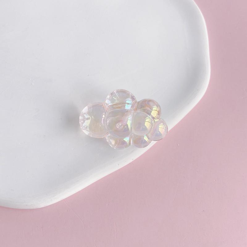 Цветной акриловый брелок-подвеска в виде облака для самодельных ювелирных изделий и телефонных цепочек