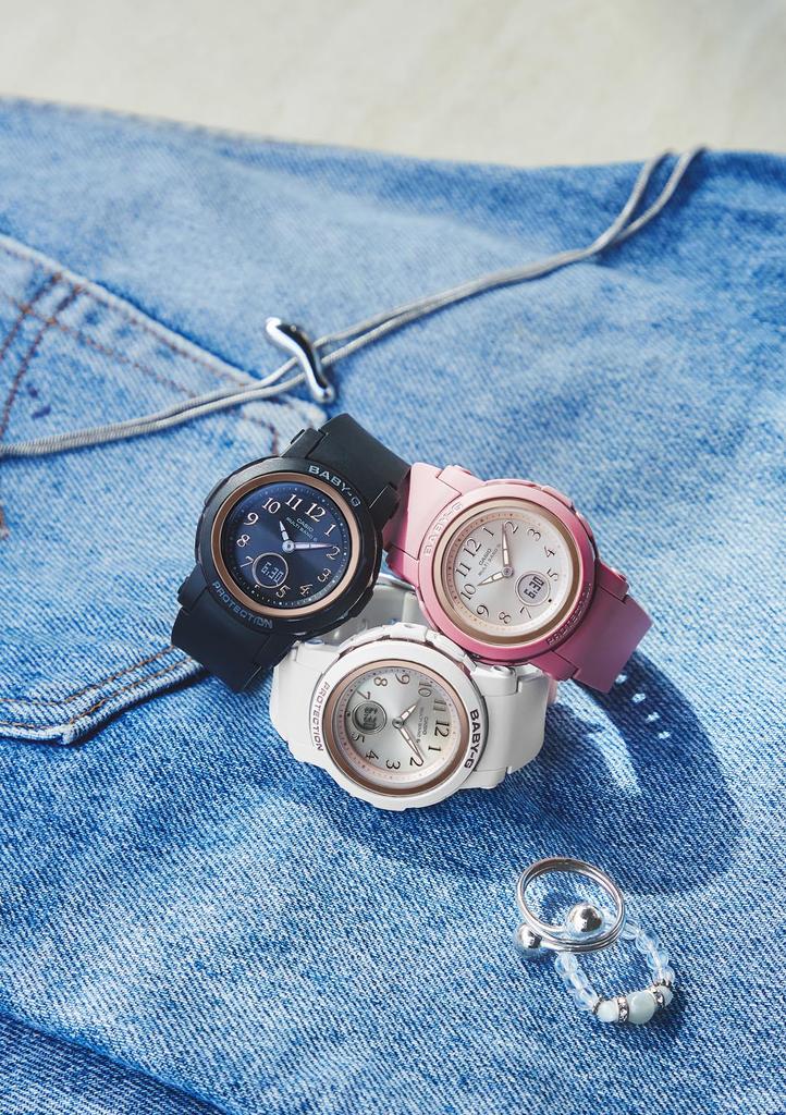 Часы Babygie на радио Solar Smoky Pink [Casio] [] BGA-2900AF-4AJF женские