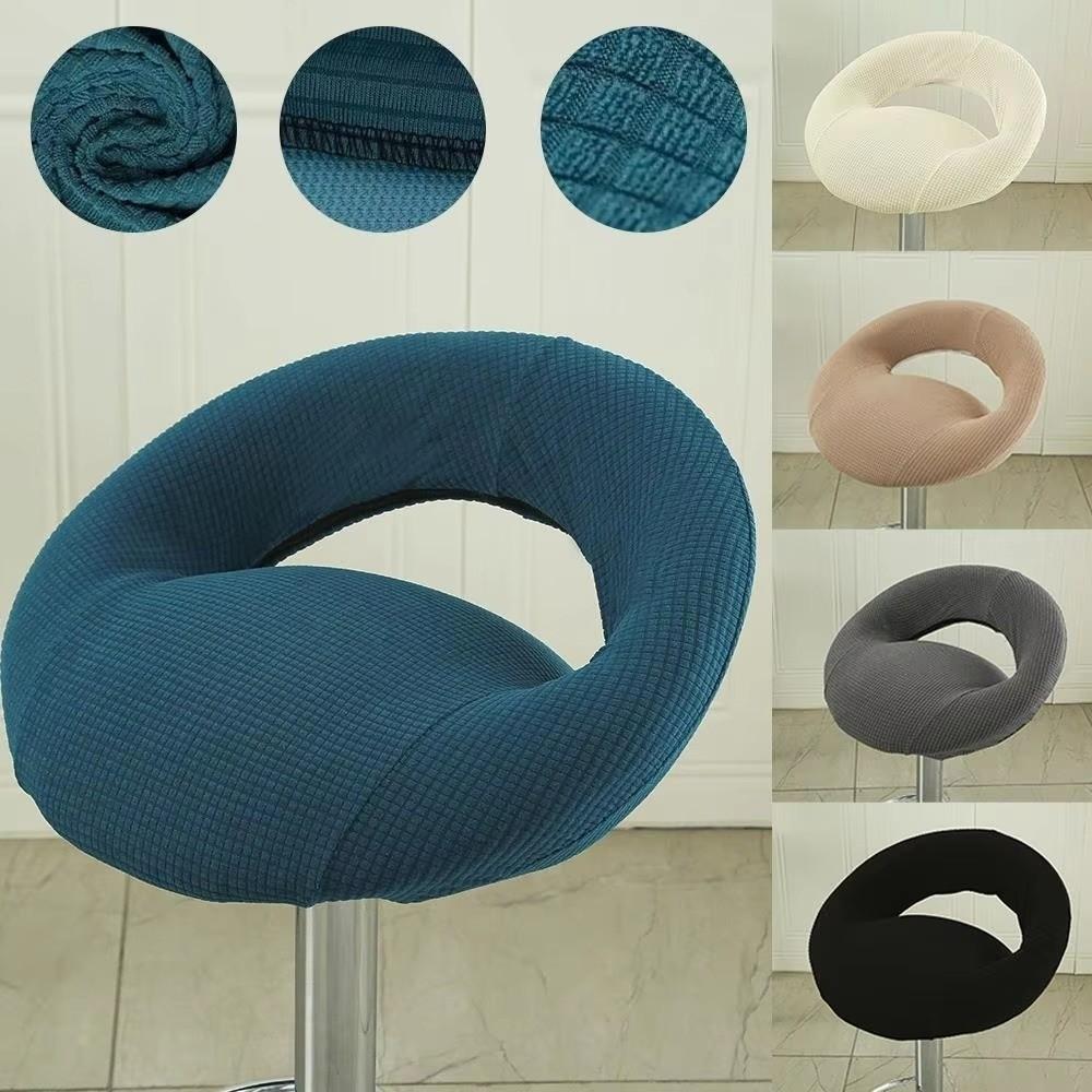 Breathable Bar Stool Covers Hollowed-out Design High-leg Chair Cover Bar Chair Counter Use
