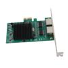 Сетевая карта PCI-E Gigabit двухпортовая 1000 Мбит/с 82576 для настольного компьютера, встроенная высокоскоростная двухпортовая сетевая карта