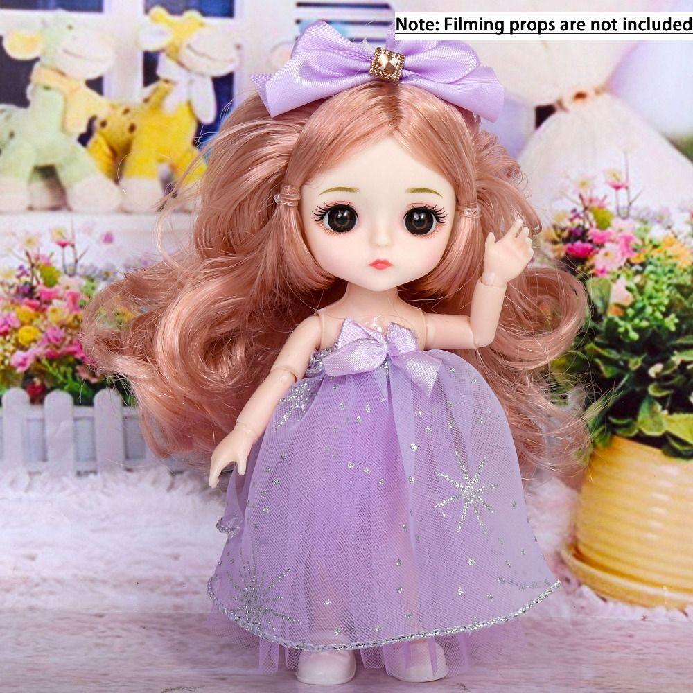 Кукла BJD 1/12 масштаба 16 см, фигурка 16 см, мини-кукла BJD 16 см, милая милая кукла BJD, подарки своими руками