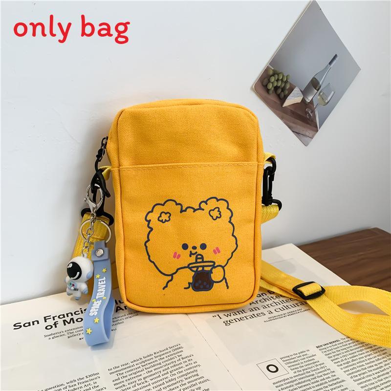 Canvas Small Crossbody Bag With Zipper Closure For Daily Use Womens Fashion