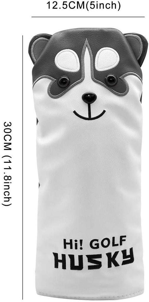 Golf Head Cover for Driver 440cc 460cc for for FW for UT Putter for Magnetic Type with Odyssey 2 for Pin Type with Scotty Cameron Dog / Wood, /