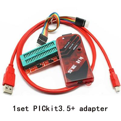 1 шт. Красный программатор PICKIT3.5 с USB-кабелем и адаптером ICSP2 Перевод