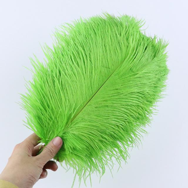 10 шт./лот, натуральные белые страусиные перья, свадебное украшение для дома, 15-20 см/25-30 см/30-35 см, страусиные перья, центральное украшение для стола, поделки