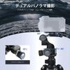 NEEWER TH16 Geared Tripod Aluminum QR Large Fine Dual Mode with Quick Maximum Load Capacity of 6kg 3-Way Head, Alloy, 3-Axis Pan/Tilt Head,