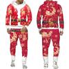 New Men/Women Funny Santa 3D Printed Hoodie/Pants/Suit Tracksuit Set Fashion Couple Outfits Christmas Party Men's Sport Suits