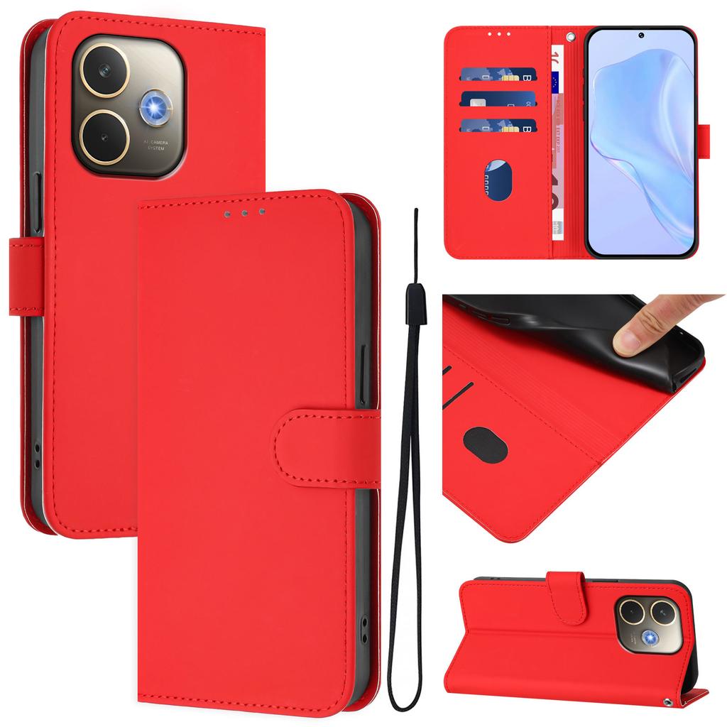 Solid Color Leather Wallet Flip Phone Case For Sharp Aquos Wish 5 4 3 Wish2 Sense 9 Plus R10 R9 Pro Card Slots Holder Cover