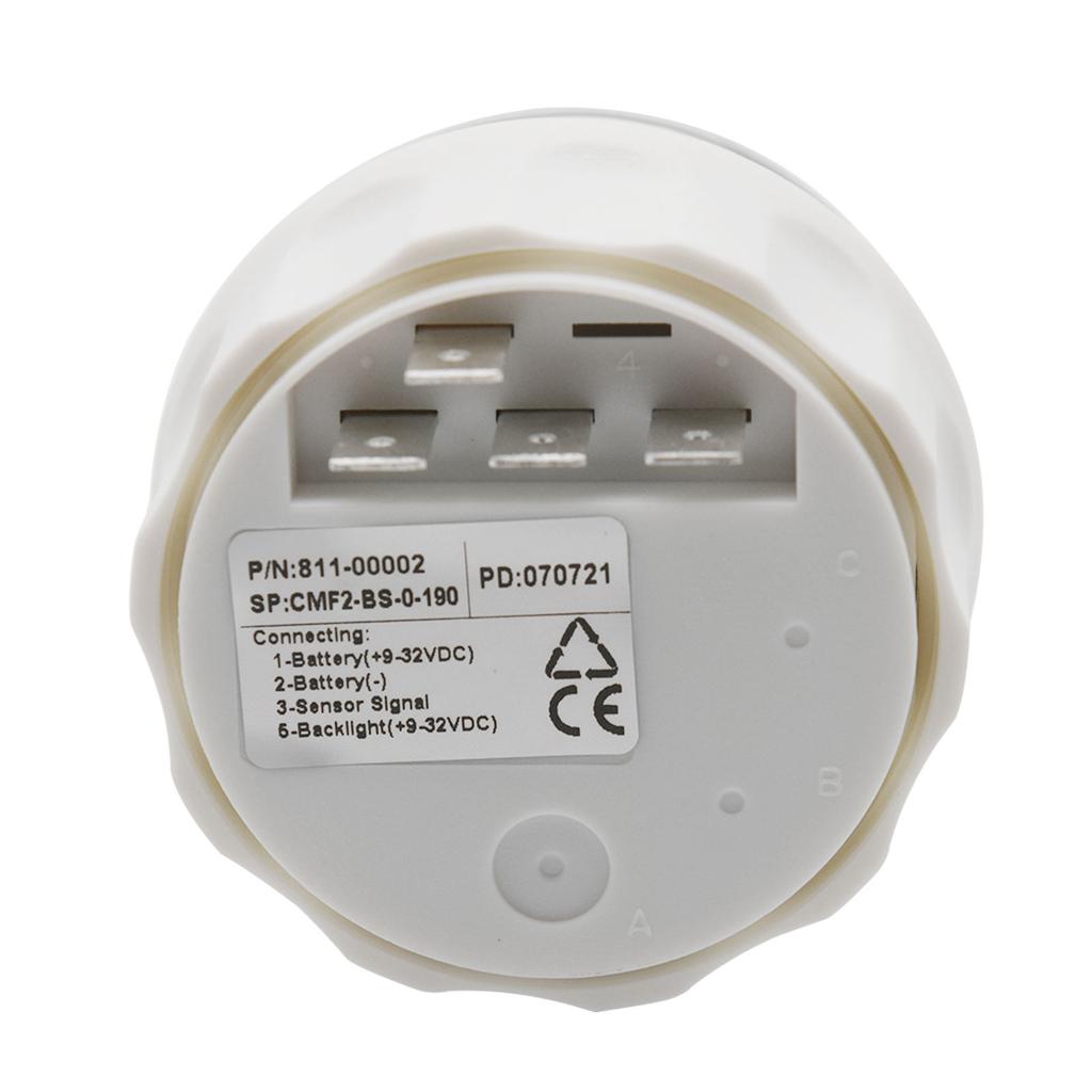 52 мм указатель уровня топлива с красной подсветкой указатель уровня масла в баке авто морской катер автомобиль 12 В 24 В используется с датчиками указатель уровня топлива в баке