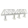 HO Scale 1:87 Truss Bridge Kit (Unpainted) QLF46 3.94 x 9.84 x 1.18 inches