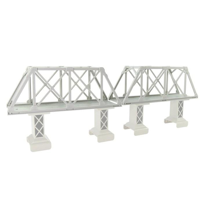 HO Scale 1:87 Truss Bridge Kit (Unpainted) QLF46 3.94 x 9.84 x 1.18 inches