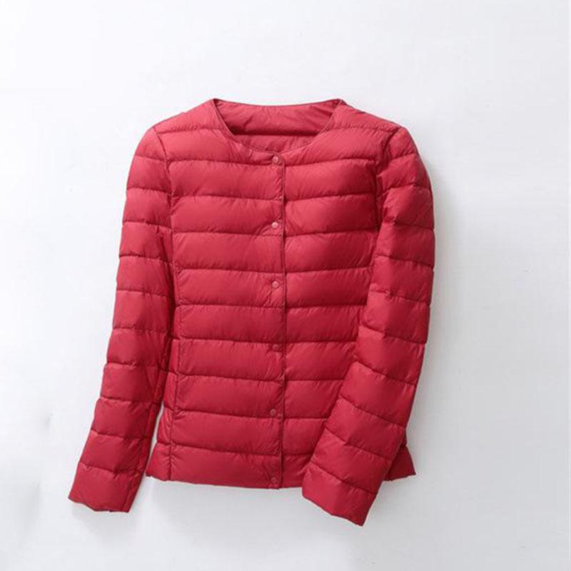 Fashion Ultra Light Duck Down Women Matt Fabric Lightweight Coat Warm Female Windbreaker Parka Women's Down Jackets Plus Coats