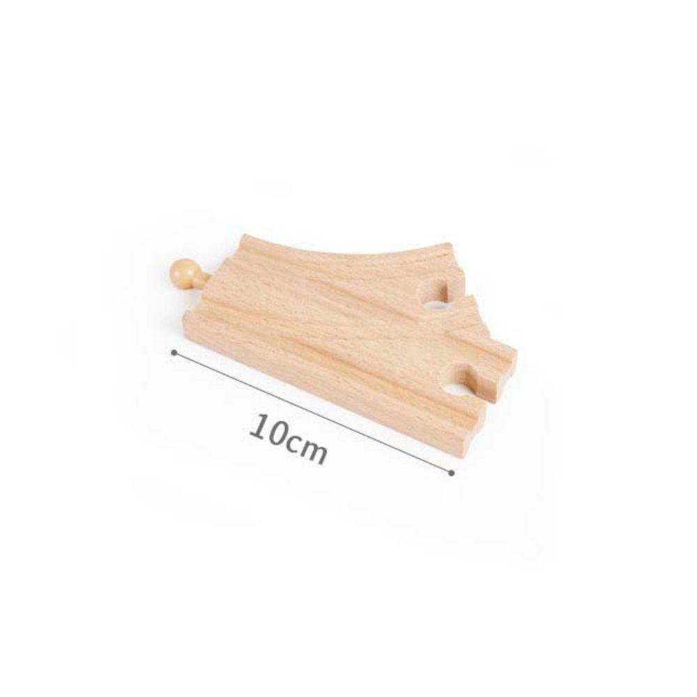 Children Wooden Track Accessories Train Track Toys Track Connector Toys Wooden Track Railway Toys