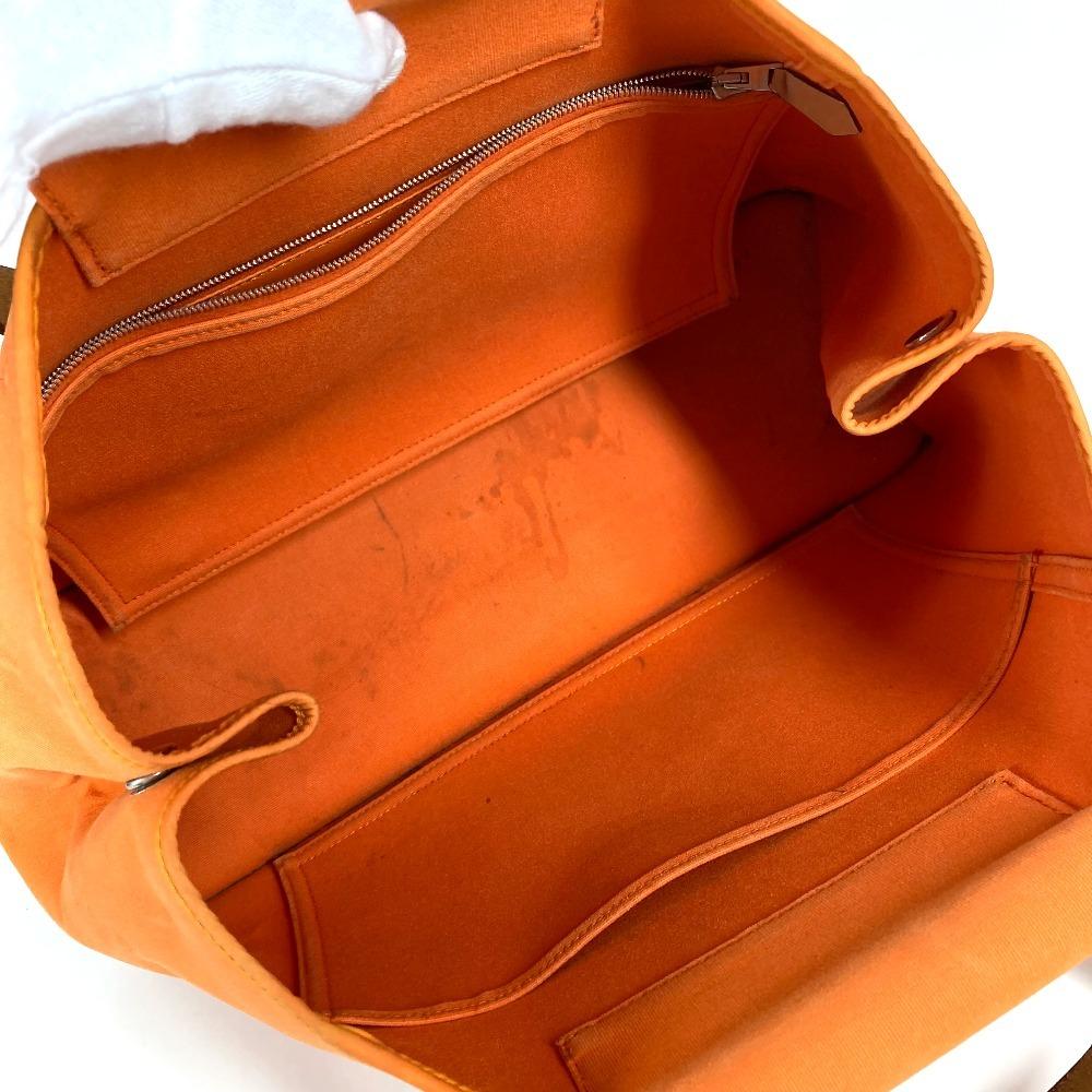 HERMES Kabak Elan PM Kabak Elan PM Shoulder Bag Tote Bag Canvas/Leather Orange