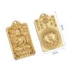 Chinese Zodiac God Pendant Double-Side Alloy Key Chain Pendant Accessories