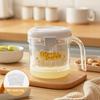Сито для греческого йогурта с мелкой сеткой и крышкой-прессом, пластик без BPA, сепаратор сыворотки для домашнего сыра, соевого молока, компактный кухонный инструмент