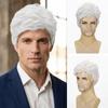Green White Orange Men Wig with Bangs Natural St. Patrick's Day Wigs  Carnival Party