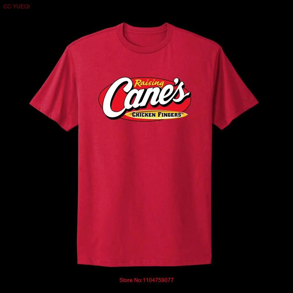 Raising Cane s T Shirt Logo Sizes 3XL Fast Food Restaurant vintage Washed Breathable homme Casual fashion Stylish streetwear
