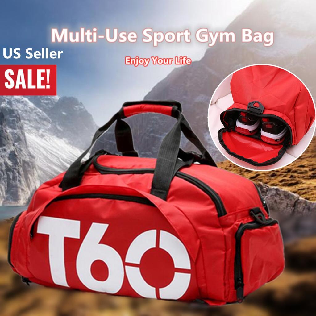 Women Men Gym Bag Backpack Fitness Bags Outdoor Shoulder Bag Large Capacity Travel Bag