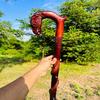 Wooden Walking Stick Grandfather Stick Eagle Snake Head Walking Cane For Adult Christmas Gift