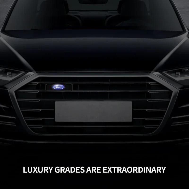 Новая автомобильная наклейка 2026 Новая 2025 Горячая Модифицированная светодиодная декоративная подсветка для решетки переднего бампера автомобиля Для Ford S Max Ford Focus Mk2 Mk3 Fie