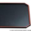Made in 2 Shaku Black and SL x 27cm x J-kitchens Placemat, Tray, Japan, (1.2 ft) Long, Red, (36cm 1.5cm)