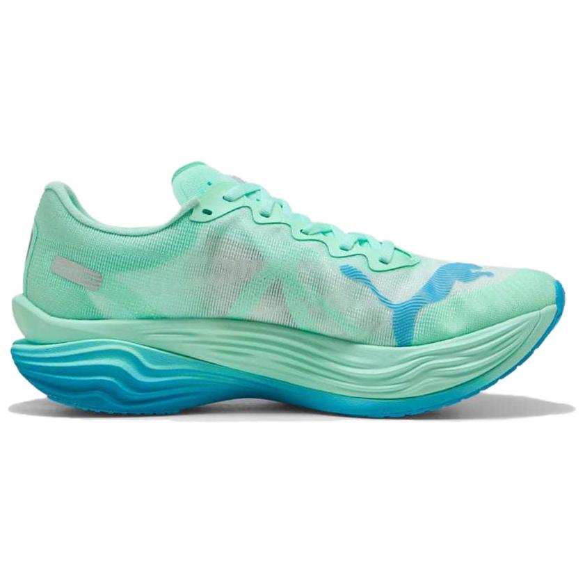 Puma Deviate NITRO Elite 3 Износостойкие Износостойкие Низкие Беговые Кроссовки Мужские Зеленые 309809-07